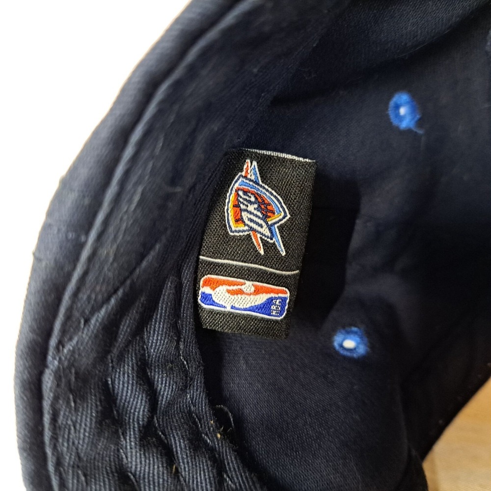 OKC Thunder NBA YOUTH Kids 4-7 cap hat Adidas Adjust OSFM Oklahoma City Cotton - Picture 8 of 12